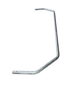 Curtain tube 45° 1/2"x1410 f/manure curtain MB drive IW=1260